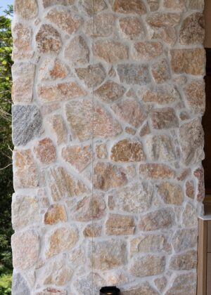 Natural Stone Wall Cladding Free Form - Loose Stone - Sunset Random