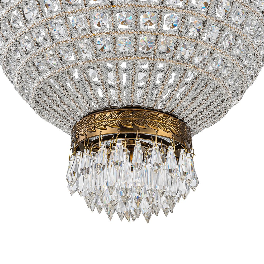 4-Light Basket Crystal Chandelier - Image 14