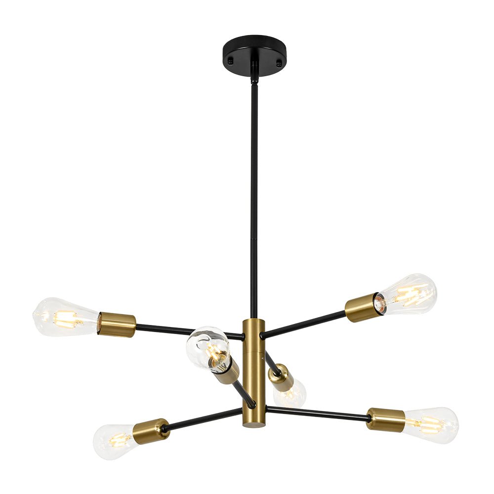 6-Light Designer Minimalist Sputnik Chandelier - Image 8