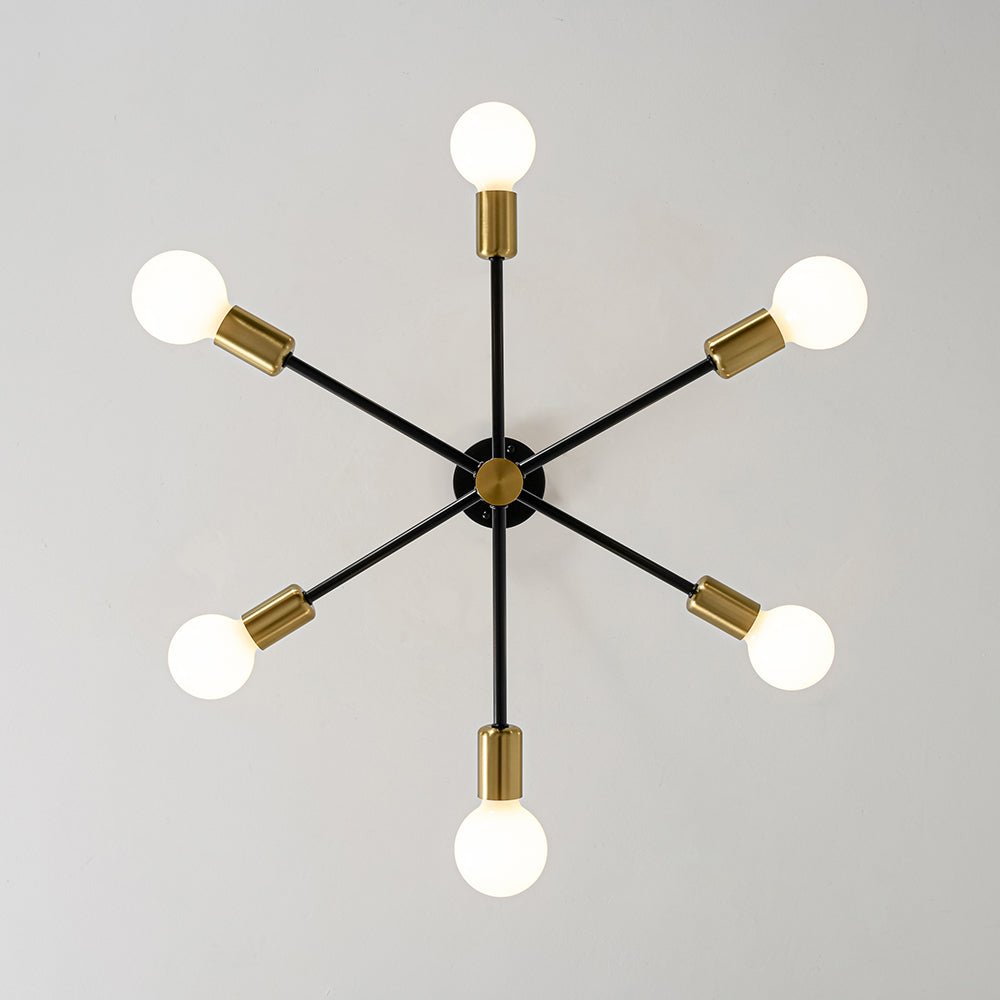 6-Light Designer Minimalist Sputnik Chandelier - Image 5