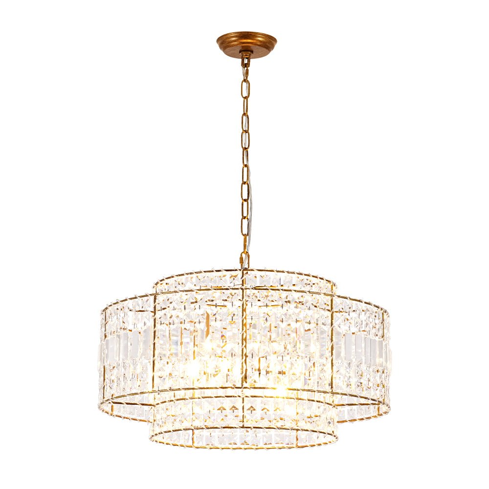 Two-Tier Crystal Chandelier - Image 4