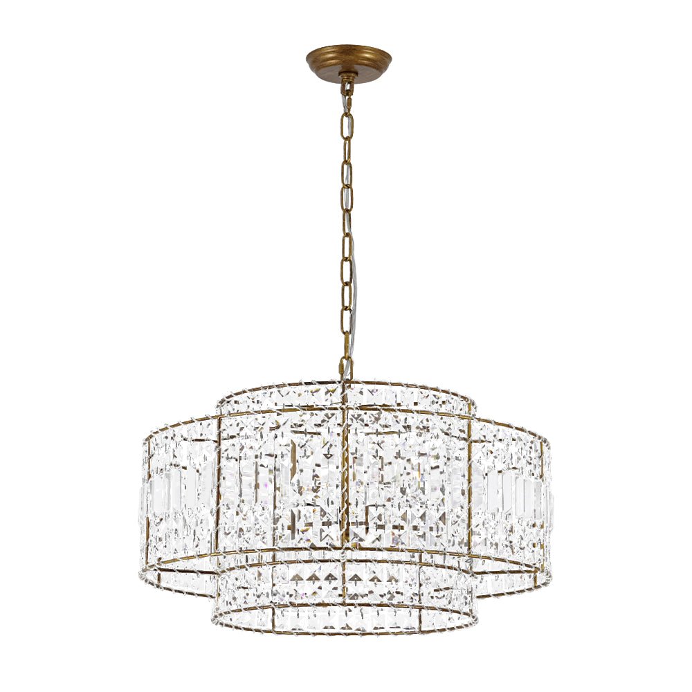 Two-Tier Crystal Chandelier - Image 5